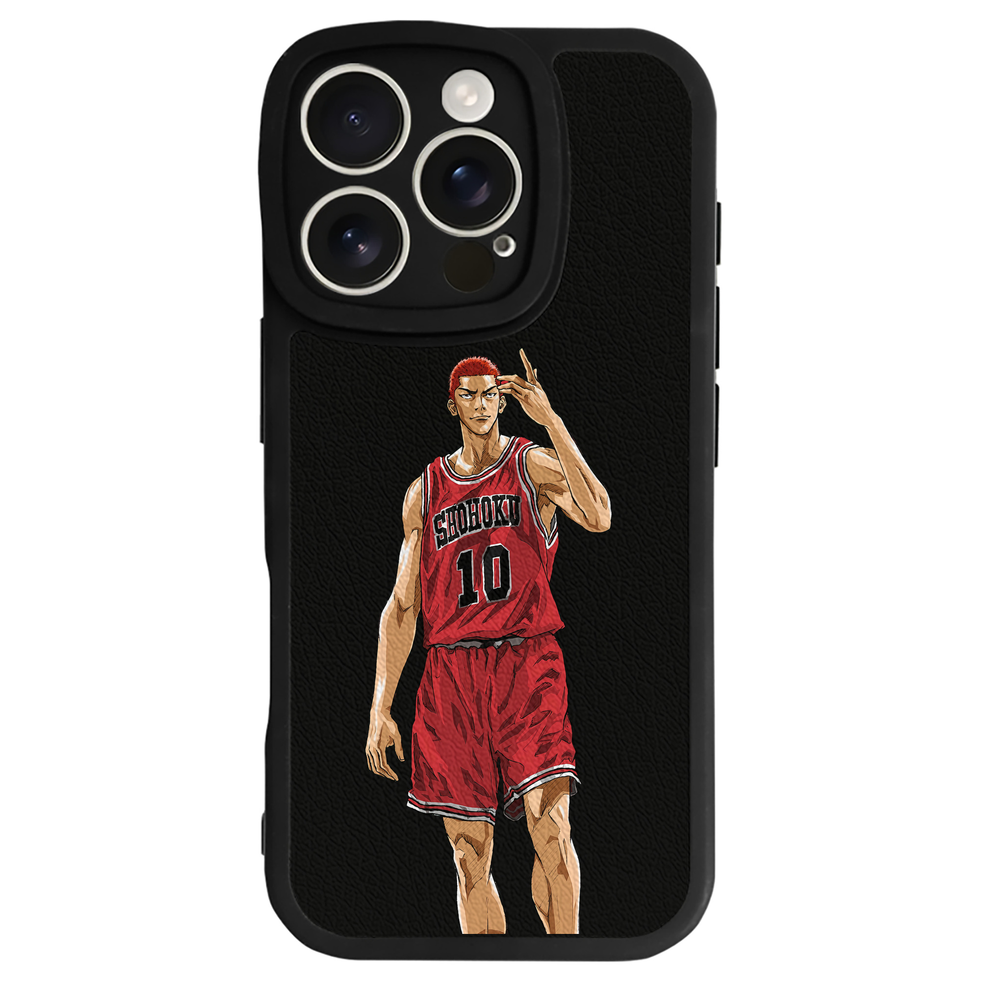 （画像用） SLAM DUNK／スラムダンク 【iPhone 16シリーズ対応】シリコンスマホケース（レザー調） 材質：シリコン